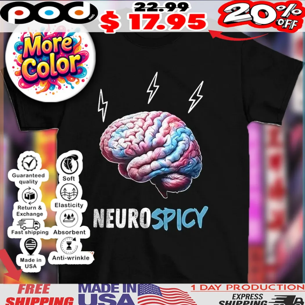 Brain neurospicy 2025 shirt