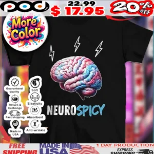Brain neurospicy 2025 shirt