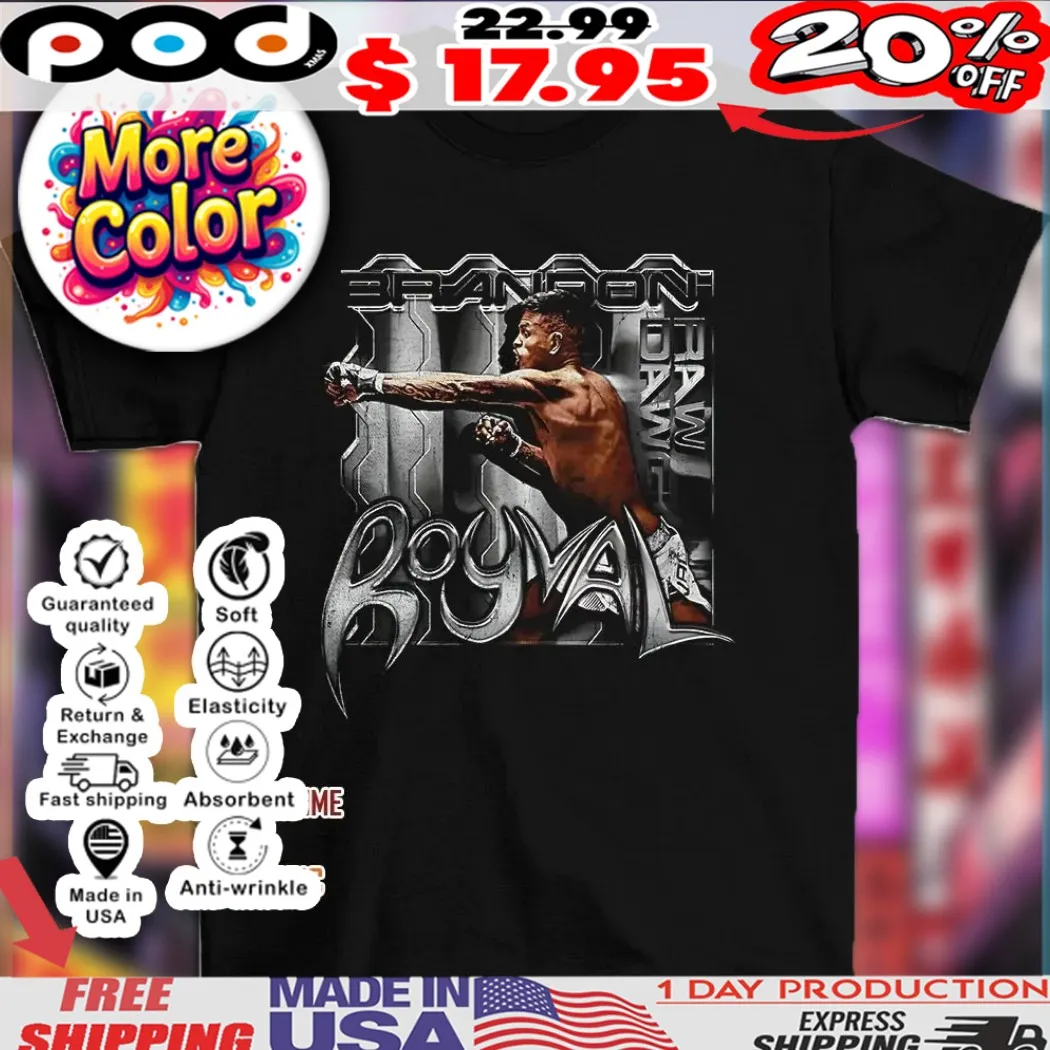 Brandon Royval grunge UFC graphic shirt