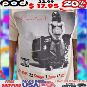 Bravado Lil Wayne Tha Carter II 22 Song 1 Hour 17 Minutes Shirt