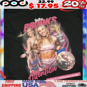 Brittnie Brooks Center Attention Vintage Bootleg Style Shirt