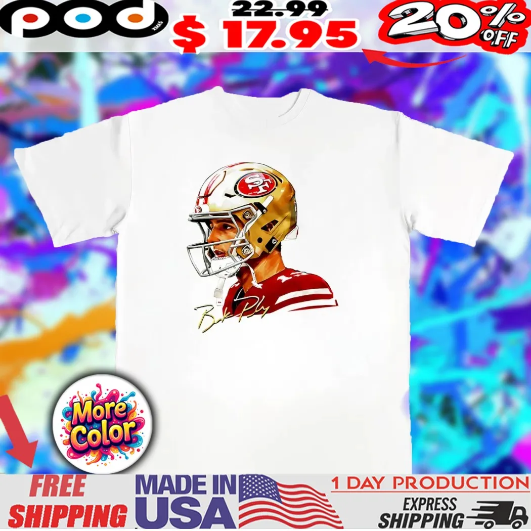 Brock Purdy QB1 San Francisco 49ers signature shirt