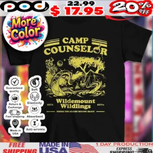 Camp Counselor Wildemount Wildlings where the bright become brave vintage shirt