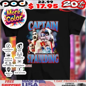 Captain Spaulding Cutter The Devil’s Rejects Vintage Bootleg Style Shirt