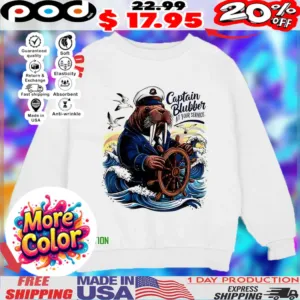 Captain blubber at your service Sea Art shirt