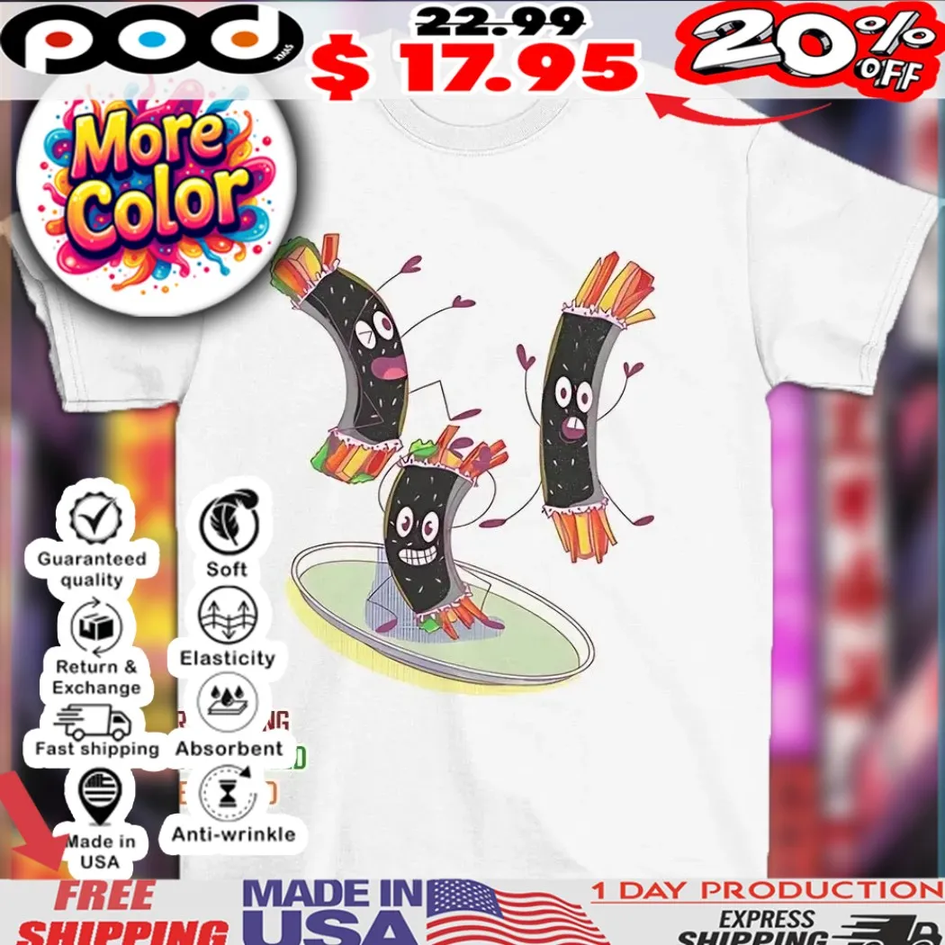 Cheerful kimbap moments shirt