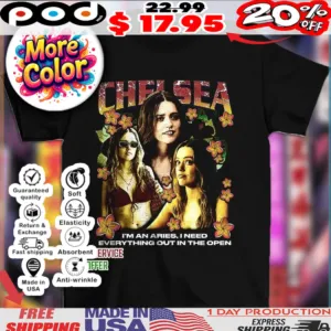 Chelsea The White Lotus I’m an aries I need everything out in the open vintage bootleg style shirt