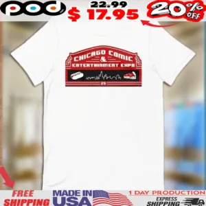 Chicago Comic And Entertainment Expo 8-Bit Stadium Shirt