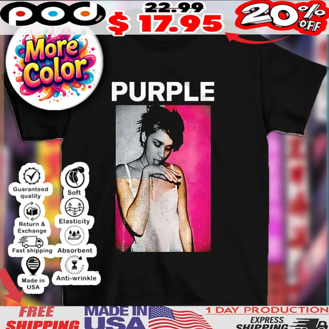 Chloe Sevigny purple shirt