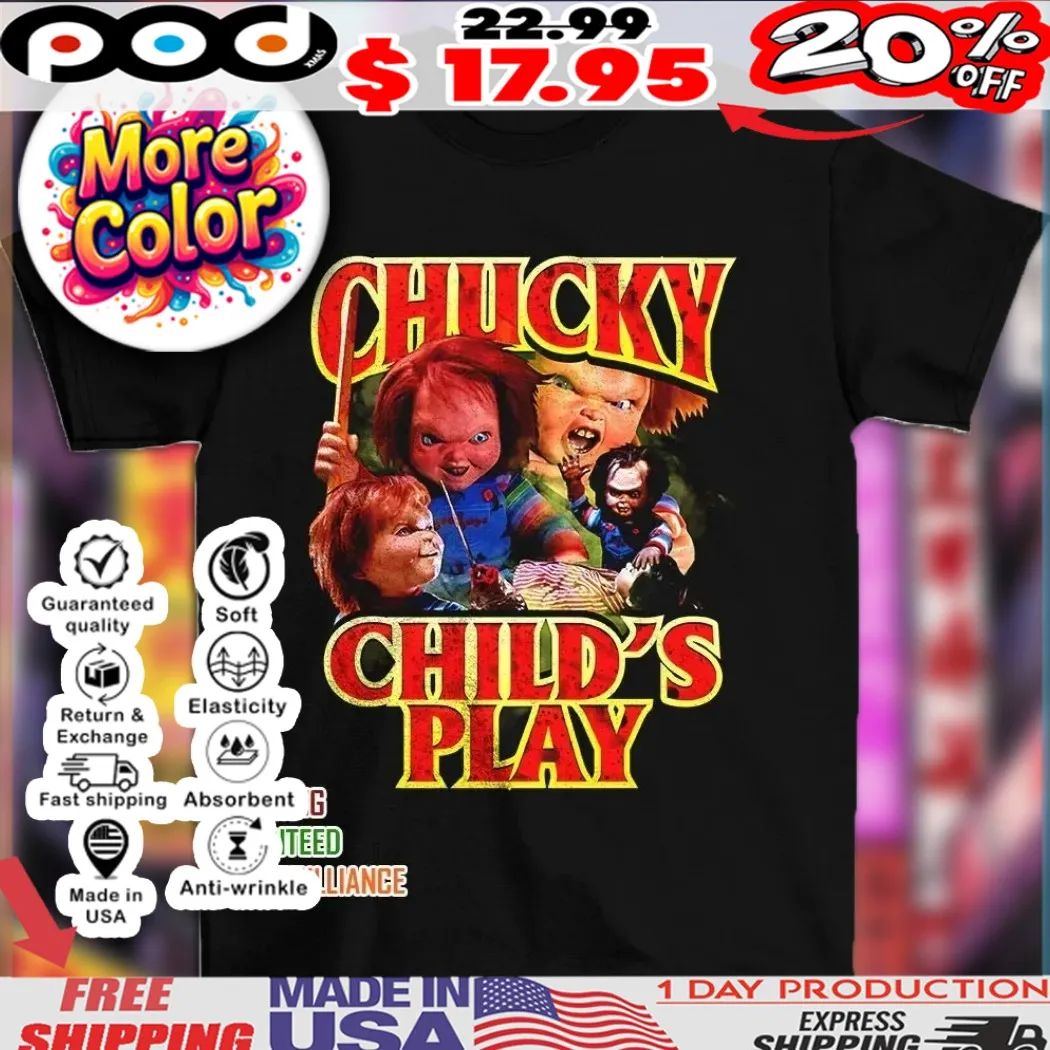 Chucky Child’s Play Vintage Bootleg Style Shirt