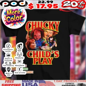 Chucky Child’s Play Vintage Bootleg Style Shirt
