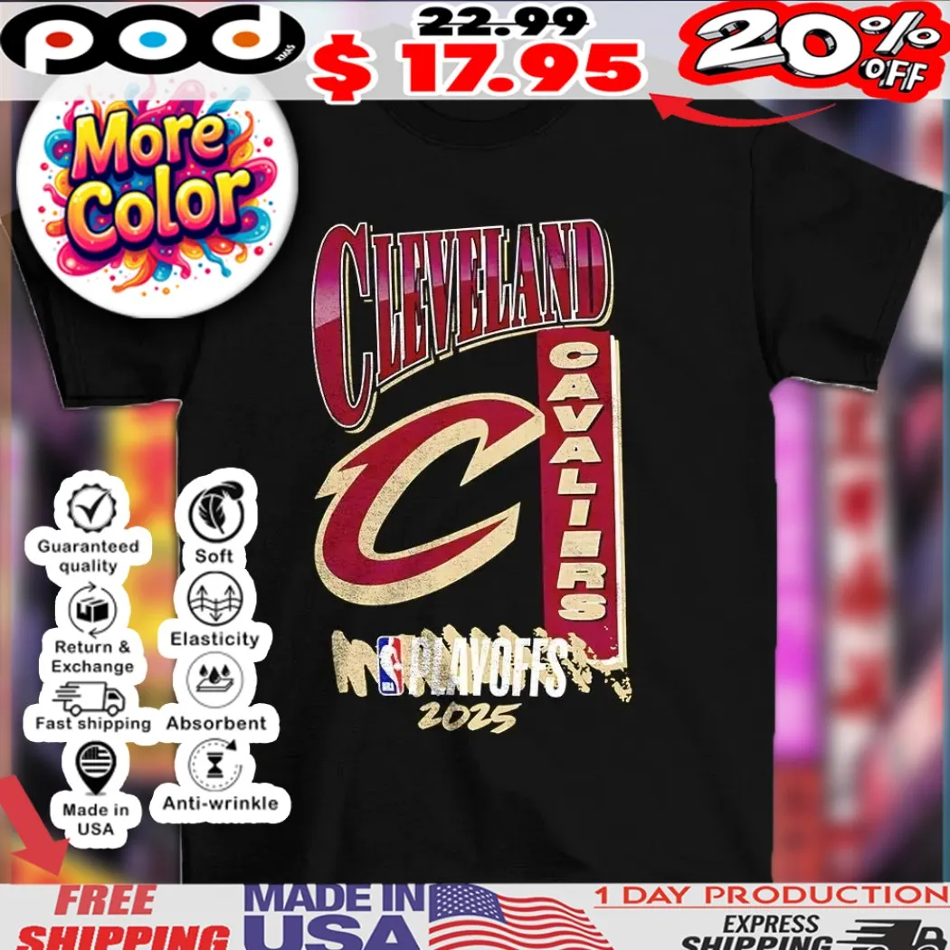 Cleveland Cavaliers 2025 NBA Playoffs hype shirt