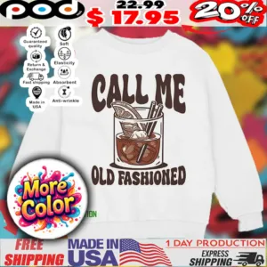 Cocktail Call me old fashioned shirt