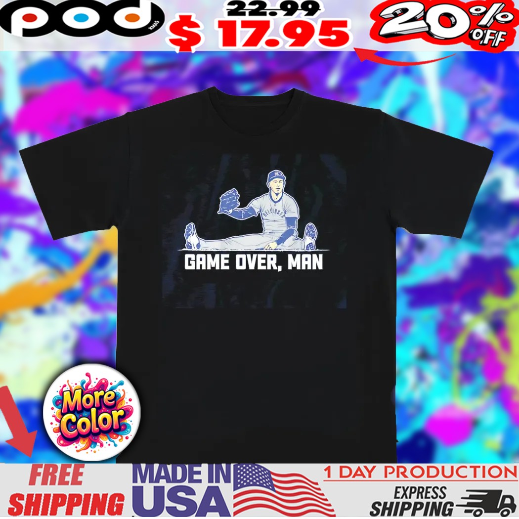 Cody Bellinger Game Over Man LA Dodgers shirt Cody Bellinger Game Over Man LA Dodgers shirt