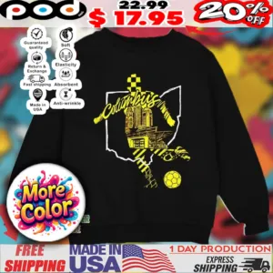 Columbus Crew soccer silhouette shirt