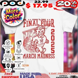 Coogs Vs Duke Final Four 2025 March Madness mascot shirt