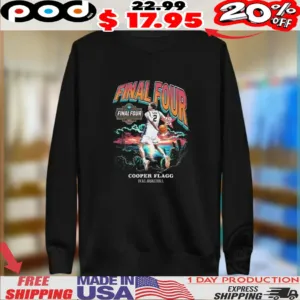 Cooper Flagg Duke Basketball Final Four Sunset 2025 Shirt
