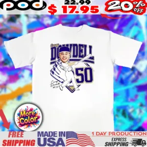 Corey Dowdell James Madison baseball caricature 2025 chibi shirt