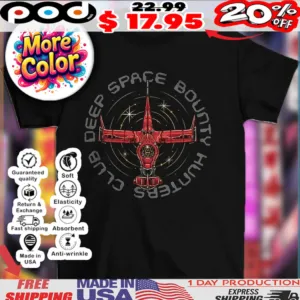 Cowboy Bebop the Swordfish II deep space bounty hunters club 2025 shirt