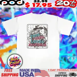 Cowgirl This girl loves America shirt
