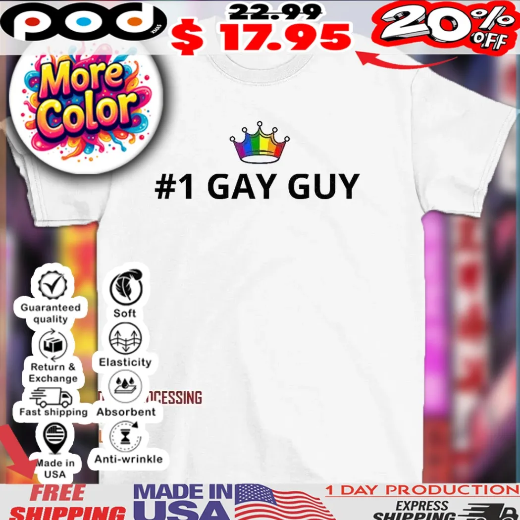 Crown LGBT 1 gay guy shirt