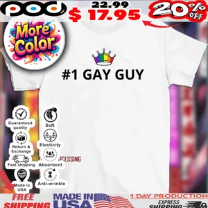 Crown LGBT 1 gay guy shirt