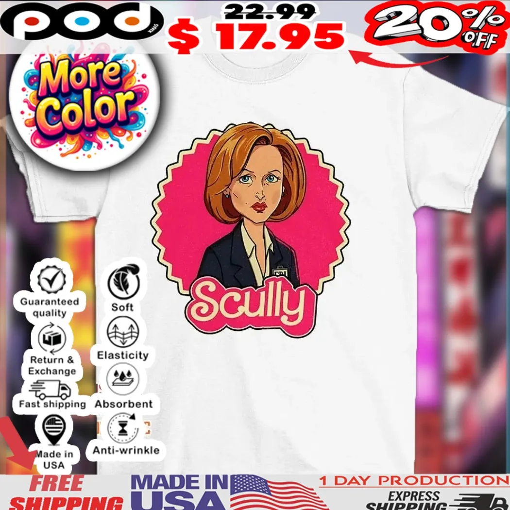 Dana Scully The X-Files X Barbie skeptical scully shirt