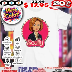 Dana Scully The X-Files X Barbie skeptical scully shirt
