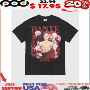 Dante Demon Hunter Devil May Cash Vintage Bootleg Style Shirt