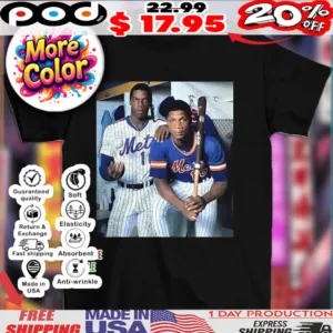 Darryl Strawberry and Dwight Gooden New York Mets 1983 vintage graphic shirt