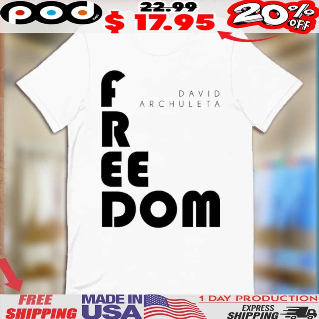 David Archuleta Freedom Block Shirt David Archuleta Freedom Block Shirt