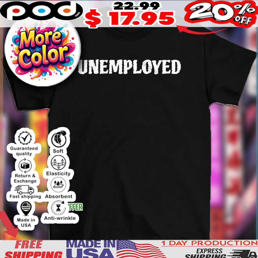 David Portillo wearing unemployed 2025 shirt David Portillo wearing unemployed 2025 shirt