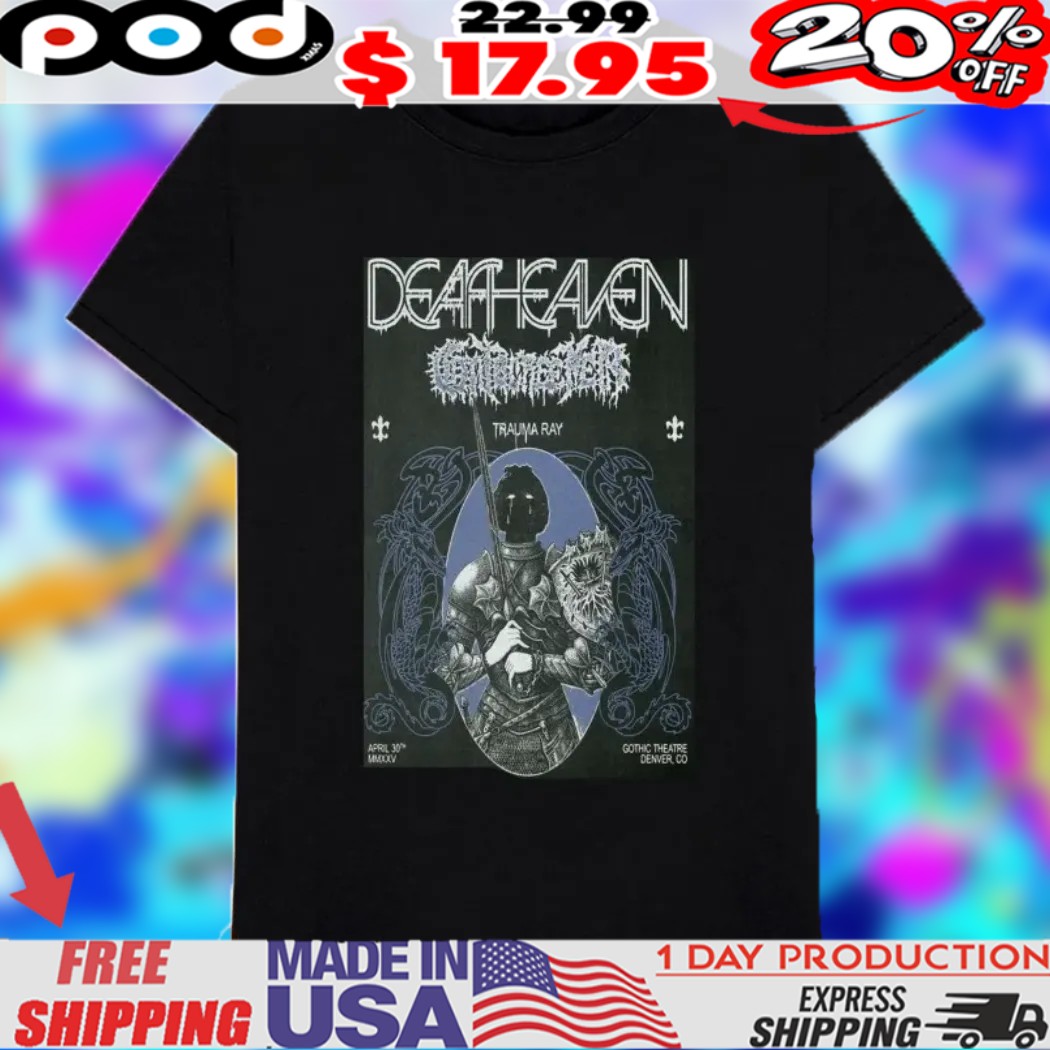 Deafheaven Show April 30 2025 Gothic Theatre, Englewood, CO Vintage Shirt Deafheaven Show April 30 2025 Gothic Theatre, Englewood, CO Vintage Shirt