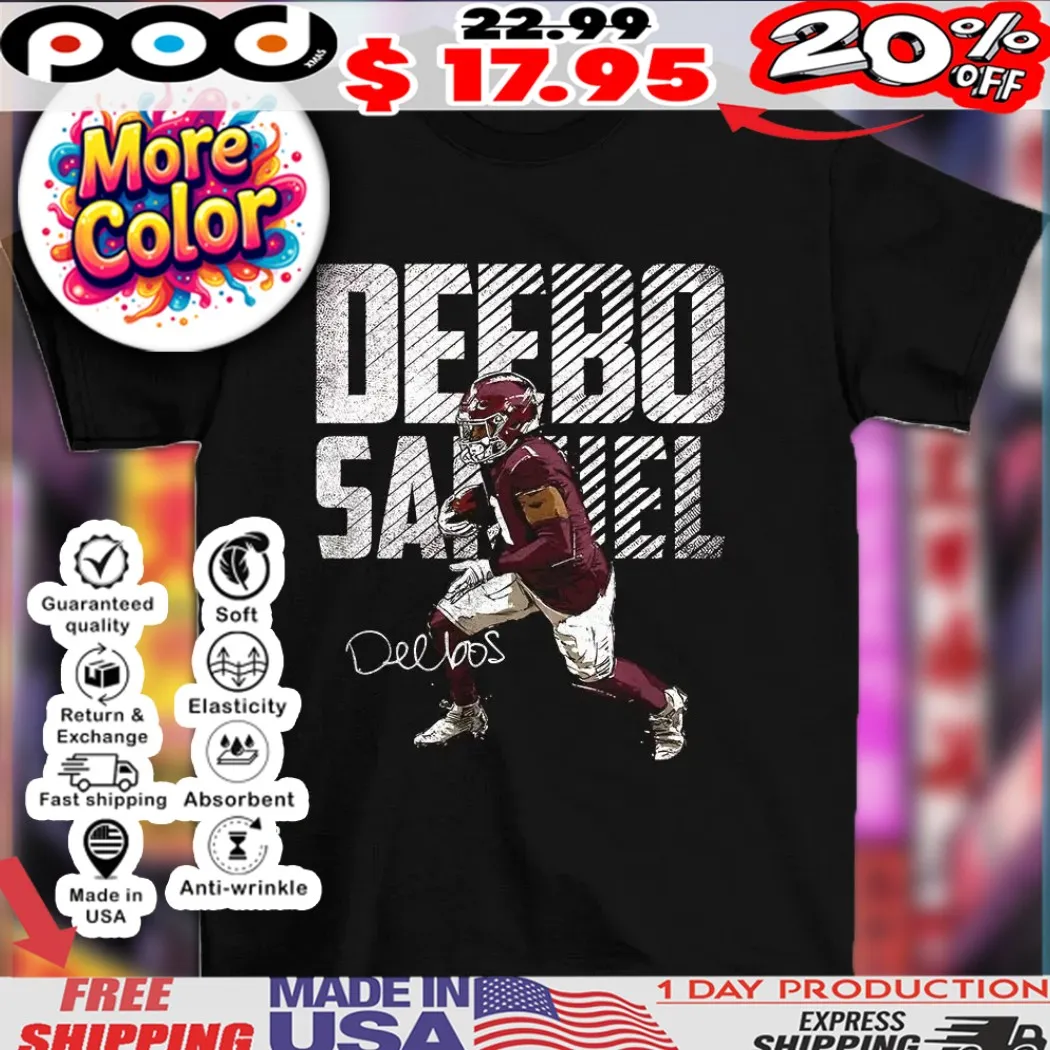 Deebo Samuel Sr Washington Commanders NFL football player bold vintage shirt