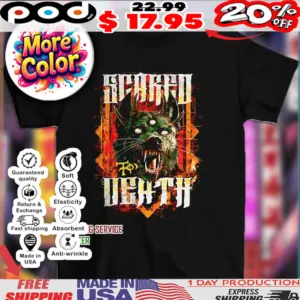 Demon dog scared to death horror shirt