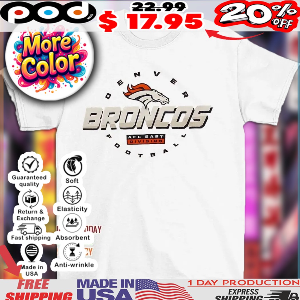 Denver Broncos AFC East Division 2025 vintage shirt