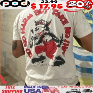 Do No Harm But Take No Shit Cute Wolf Kools Shirt