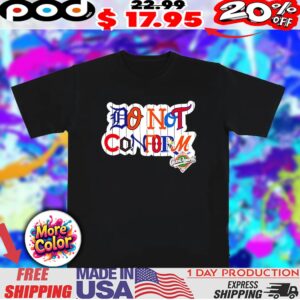 Do not conform Hardball logo baseball shirt