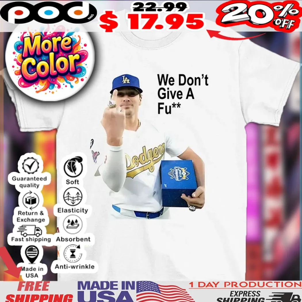 Enrique Hernandez middle finger don’t give a fuck shirt
