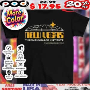 Fallout New Vegas Thermonuclear Institute Human Research Division 2025 shirt
