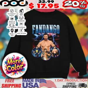 Fandango WWE vintage bootleg lightning shirt