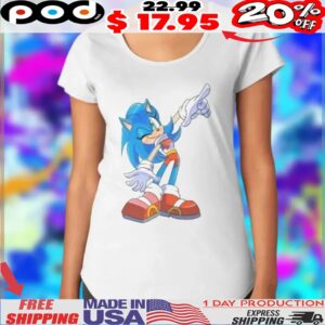 Female Sonic The Hedgehog 2025 Shirt