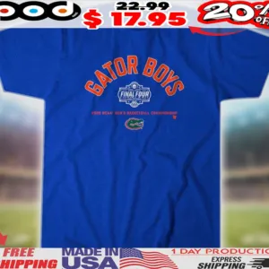 Florida Basketball Gator Boys Final Four 2025 NCAA Men's Basketball Championship Shirt