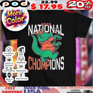 Florida Gator 2025 National CHOMPions cute mascot shirt