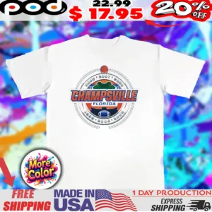 Florida Gators Champsville 6-time logo shirt