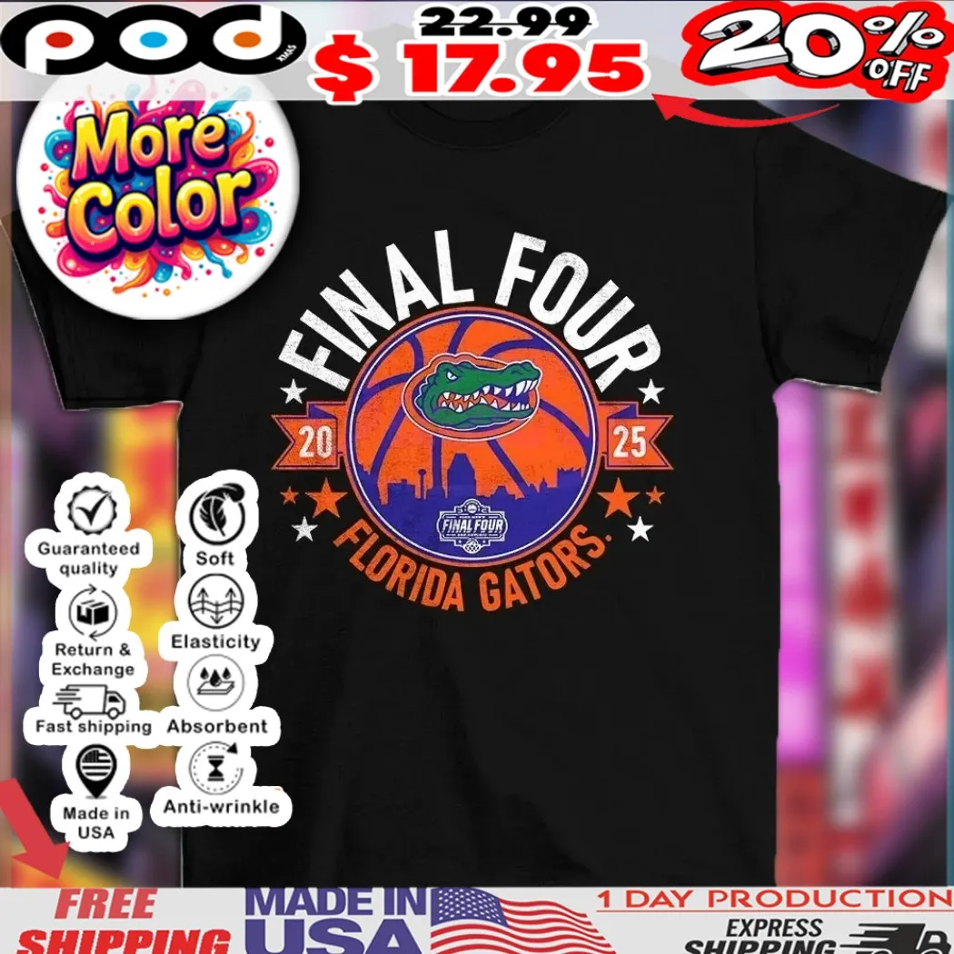 Florida Gators Final Four 2025 Men’s Basketball mascot shirt
