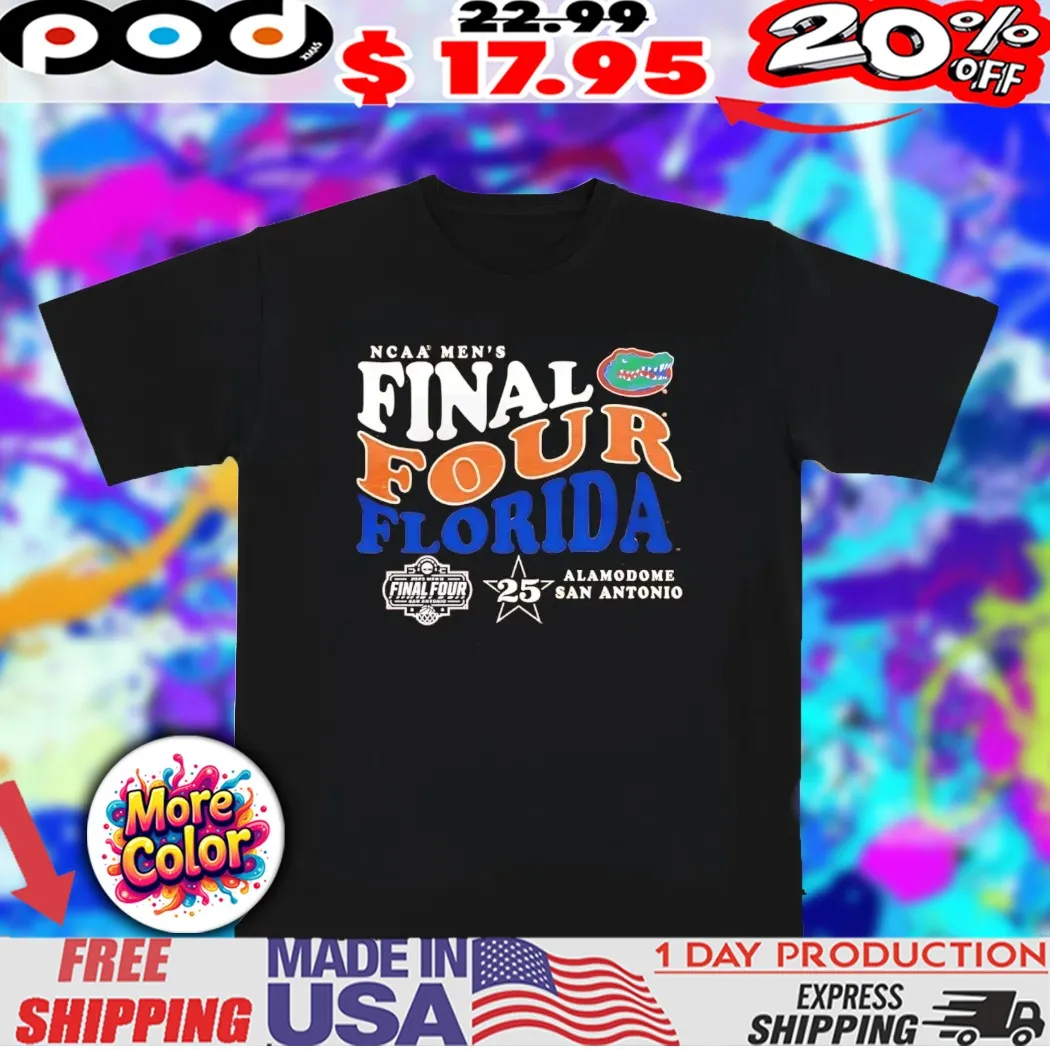 Florida Gators Men’s Basketball ’25 Final Four logo shirt