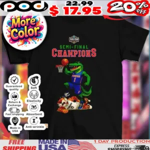 Florida Gators Semi-Final Champions Final Four mascot shirt