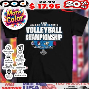 Four team NCAA Division III Men’s Volleyball Championship april 25 and 27 Salem VA logo vintage shirt