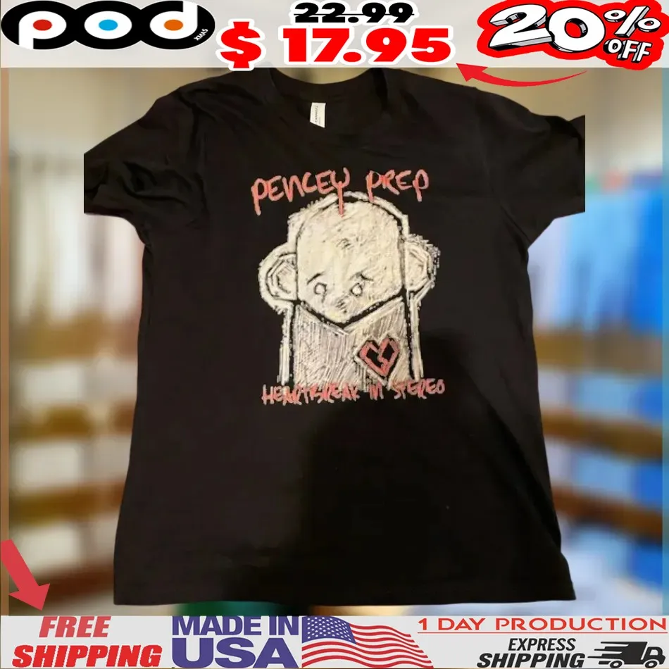 Frank Iero Pencey Prep Heartbreak In Stereo 2025 Shirt Frank Iero Pencey Prep Heartbreak In Stereo 2025 Shirt